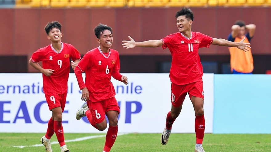 U16 Việt Nam thắng sốc U16 Nhật Bản ở giải U16 Quốc tế 2024